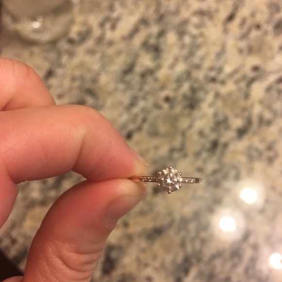 Anna Sheffield Rose Gold Hazeline Ring - Picture 2 of 8